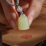 Tampon personnalisé avec nom Hanko japonais, forme ronde, sceau en pierre de Jade, tampon de calligraphie, cadeaux pour enseignant et ami Tampon personnalisé avec nom Hanko japonais, forme ronde, sceau en pierre de Jade, tampon de calligraphie, cadeaux pour enseignant et ami