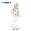 blue archive anime stand, misono ata ka shirasu azusa yutori natsu, modèle de plaque debout, ornement d'affichage de bureau, personnages acryliques