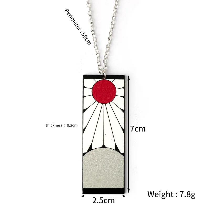 collier demon slayer anime japonais, pendentif kamado tanjiro, accessoires en acrylique, vente en gros, bijoux cosplay, cadeau pour les fans collier demon slayer anime japonais, pendentif kamado tanjiro, accessoires en acrylique, vente en gros, bijoux cosplay, cadeau pour les fans