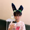 genshin impact tighnari sauna wear hairband, forest patrol cosplay, cute ear hair, plush hair hoop gift