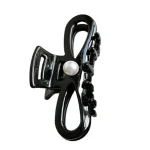 Épingle à cheveux Design français femmes griffes de cheveux ornement de cheveux perle queue de cheval pinces à cheveux léopard rétro dame requin pince pour filles chapeaux Épingle à cheveux Design français femmes griffes de cheveux ornement de cheveux perle queue de cheval pinces à cheveux léopard rétro dame requin pince pour filles chapeaux
