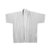 miyake veste plissée hommes cardigan japonais 2025 printemps et été nouveau plissé hommes ample grands yards veste cent hauts amples