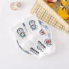 doraemon mignon dessin animé chaussettes sport équipage chaussettes rayé coton chaussettes long tube étudiant drôle anime harajuku cosplay chaussette enfants cadeau