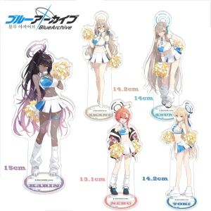 Blue Archive Anime Stand, Misono ata ka Shirasu Azusa Yutori Natsu, Modèle de plaque debout, Ornement d&rsquo;affichage de bureau, Personnages acryliques