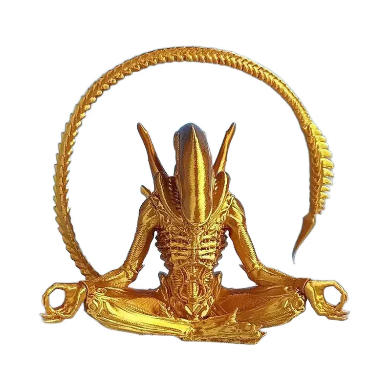nouvel ornement extraterrestre en méditation, adapté à la collection, créer une atmosphère personnalisée, espace, décoration de la maison, ornements de table nouvel ornement extraterrestre en méditation, adapté à la collection, créer une atmosphère personnalisée, espace, décoration de la maison, ornements de table