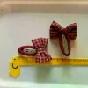 1 paire nouvel an mignon rouge arc épingles à cheveux enfants filles pinces à cheveux épingle barrettes accessoires pince à cheveux chapeaux coiffure ornement