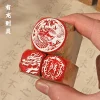 sceau de tampon en forme de dragon fini de chapitre de calligraphie carrée pour fournitures de scrapbook de peinture traditionnelle chinoise de style ancien