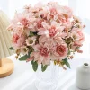 Soie fleur artificielle vente chaude dahlia roses daisy maison vase jardin décor bonsaï mariage bouquet de mariée festival pas cher bricolage cadeaux Soie fleur artificielle vente chaude dahlia roses daisy maison vase jardin décor bonsaï mariage bouquet de mariée festival pas cher bricolage cadeaux
