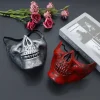 masques d'halloween demi modules, décor de cosplay, costume de chambre pour homme, demon oni japonais, ix, masque facial, tim ade, anime, seton kokor