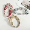 femmes à large bord lavage du visage coréen broderie dentelle bandeau de cheveux coiffure cheveux accessoires turban bandeau