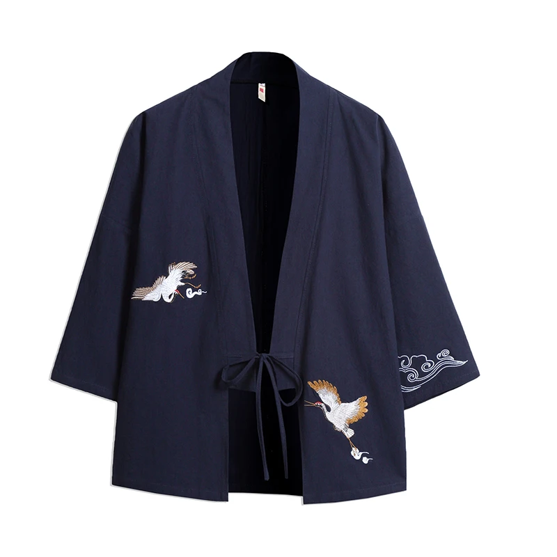 hanfu en pur coton, vêtements kimono traditionnels asiatiques et du pacifique, haut cardigan brodé de style ethnique, vêtements de protection solaire hanfu en pur coton, vêtements kimono traditionnels asiatiques et du pacifique, haut cardigan brodé de style ethnique, vêtements de protection solaire