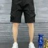 vêtements de travail fins et décontractés pour hommes japonais, cinq points, amples, polyvalents, pantalons de sport mi sports, été