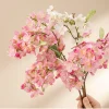 arrangement de fleurs de cerisier roses artificielles, fausses fleurs, pour décorer la maison, pour une fête de mariage