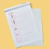 cahier de calligraphie réutilisable coréen pour enfants, apprentissage de l'alphabet/mot, pratique de l'écriture manuscrite, art d'écriture
