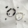 Bracelets de perles extensibles faits à la main, Jujutsu Kaimmense, Gojo et Geto Bracelets de perles extensibles faits à la main, Jujutsu Kaimmense, Gojo et Geto