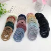 100 pièces/ensemble femmes 3.5CM bandes de cheveux élastiques en Nylon de base queue de cheval cheveux Scrunchie bandes de caoutchouc bandeau cheveux accessoires chapeaux 100 pièces/ensemble femmes 3.5CM bandes de cheveux élastiques en Nylon de base queue de cheval cheveux Scrunchie bandes de caoutchouc bandeau cheveux accessoires chapeaux