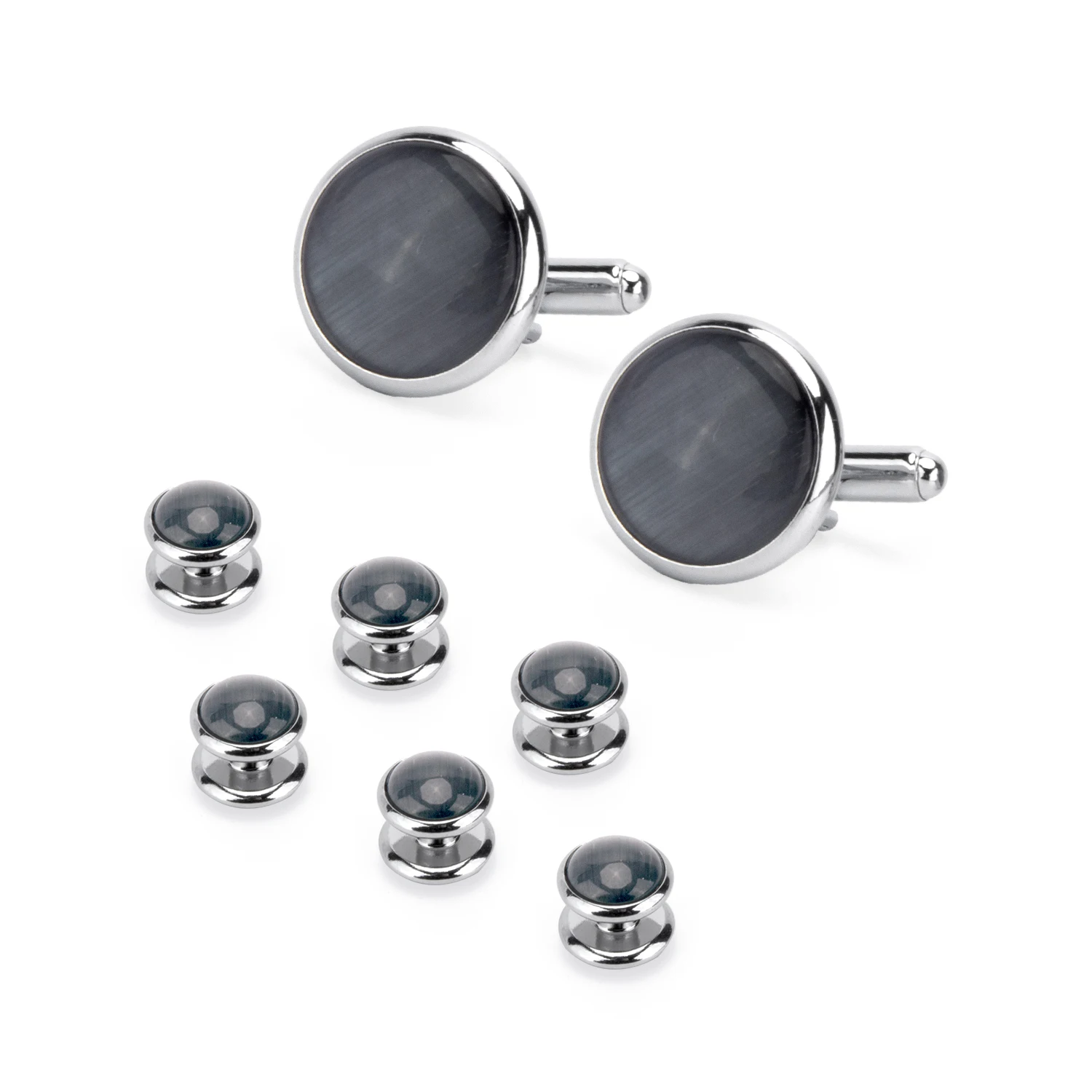 ensembles de clous et boutons de manchette de smoking pour hommes, cristal noir, boutons de manchette de mariage, biscuits en pierre d'opale, cadeau de toilettage violet ensembles de clous et boutons de manchette de smoking pour hommes, cristal noir, boutons de manchette de mariage, biscuits en pierre d'opale, cadeau de toilettage violet