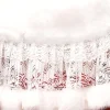 châle en dentelle forale creuse en fausse fourrure blanche pour patients de mariage, cape avec biscuits structurée, manteau court, haussement d'épaules d'hiver, robe de soirée