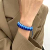 bracelet rétro en corde tissée à la main pour femmes, couleur bohème géométrique, perles double couche, design de charme, accessoire de bijoux de plage et d'été