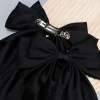 Épingle à cheveux coréenne à nœud papillon pour femme et fille, barrette en ruban de satin, nœud doux, tête arrière, clip de printemps, couvre chef, accessoires élégants