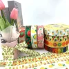 ruban en satin de fruits à transfert de chaleur, série d'été 25mm, pour emballage de gâteaux cadeaux de fruits et de fleurs, matériel de bricolage