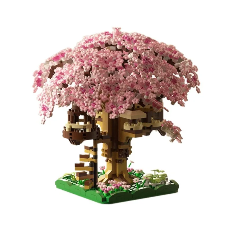 sakura – blocs de jouets d'assemblage de maison dans le arbre, pièce d'exposition de jeu pour enfants, ensemble de construction éducatif pour enfants sakura – blocs de jouets d'assemblage de maison dans le arbre, pièce d'exposition de jeu pour enfants, ensemble de construction éducatif pour enfants