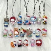 breloque japonaise vacances sexy bikini hello kitty sac pendentif kawaii coquille lapin hello kitty porte clés accessoires mignons ornement