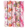 5 pièces 25x25cm/50x50cm carrés coton artisanat japonais tissu tissus pour bricolage paquet patchwork quilting couture artisanat