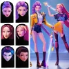 Kpop – masque facial chasseurs de démons Rumi Zoey Mira, masque de Cosplay pour fête d&rsquo;anniversaire, accessoires de photographie, décorations, cadeaux pour enfants