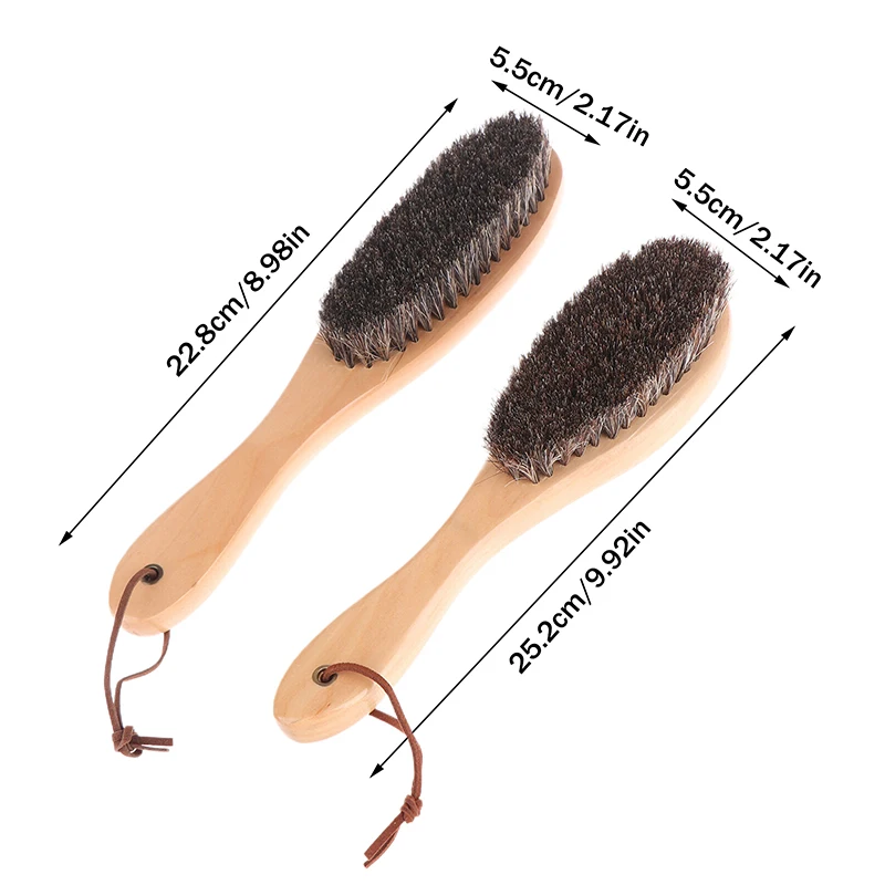 brosse en crin de cheval avec manche en bois – vernis à chaussures, nettoyage du linge et soin antistatique | brosse en crin de cheval doux brosse en crin de cheval avec manche en bois – vernis à chaussures, nettoyage du linge et soin antistatique | brosse en crin de cheval doux