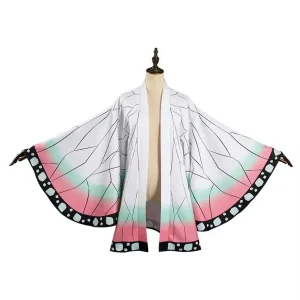 Costume de Cosplay Demon Slayer Kimetsu no Yaiba Kochou Shinobu, manteau, tenue pour adulte, vêtements Kimono