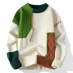 Japonais transfrontalier vente chaude automne et hiver nouveau décontracté col rond base tricoté pull pull ample vêtements pour hommes