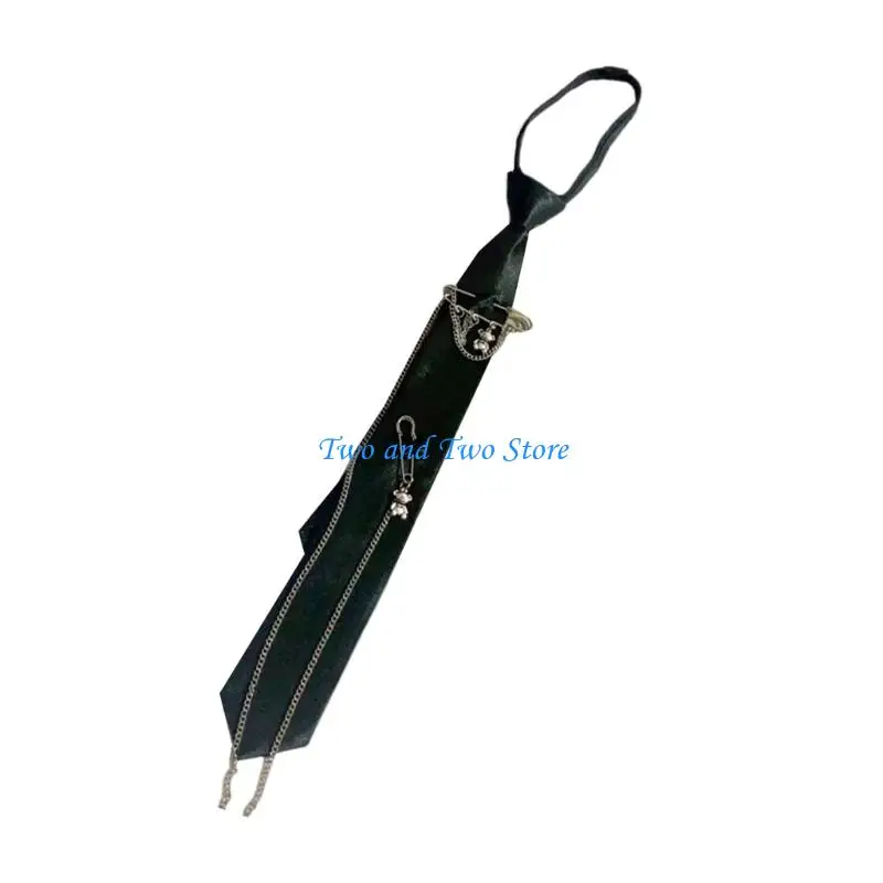 hx6f uniform black liens pour senior high school uniforme pré attaché à chaîne métallique hx6f uniform black liens pour senior high school uniforme pré attaché à chaîne métallique