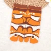 nouveau style filles mignon drôle bout fendu mi tube chaussettes dessin animé abstrait laid anguille aquarium couple chaussettes à la mode respirant chaussette