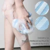 brosse à serviettes en nylon pour le dos, exfoliante, éponge de douche, accessoires de salle de bain, gant de toilette à friction japonais