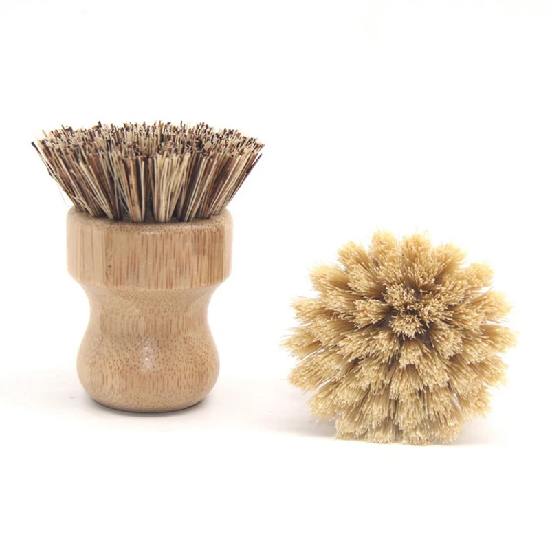 brosses à récurer en bambou pour la vaisselle, épurateurs de livres en bois de cuisine pour laver la poêle en fonte, pot, poils en sisal naturel brosses à récurer en bambou pour la vaisselle, épurateurs de livres en bois de cuisine pour laver la poêle en fonte, pot, poils en sisal naturel