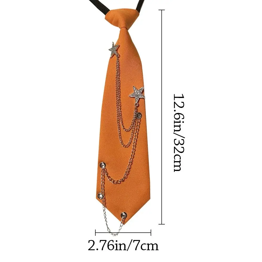 mode pré attaché jk cravate punk jk preppy noeud papillon réglable vintage étoile chaîne cravate pour hommes femmes mode pré attaché jk cravate punk jk preppy noeud papillon réglable vintage étoile chaîne cravate pour hommes femmes