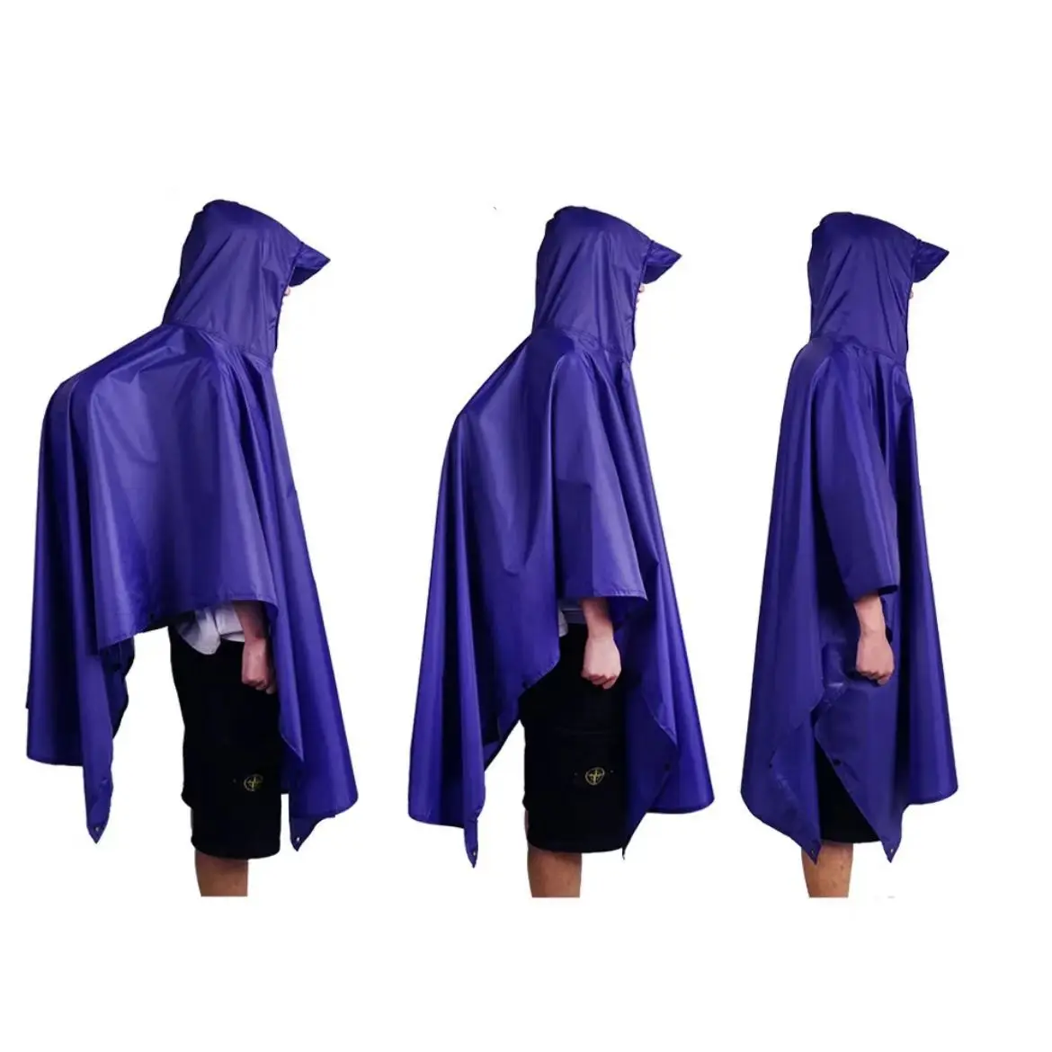 poncho de pluie pour adultes – cape imperméable avec manches détachables, équipement de randonnée léger pour les voyages en plein air poncho de pluie pour adultes – cape imperméable avec manches détachables, équipement de randonnée léger pour les voyages en plein air