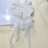 broche vintage à grand nœud en maille, pince à cheveux à double usage pour femmes, cravate, corsage, vêtements, accessoires de décoration.