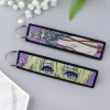 porte clés brodé avec étiquette prédire pour femme, porte clés mignon, voiture d'anime japonais, roman prédire, accessoires de bijoux à la mode, cadeaux