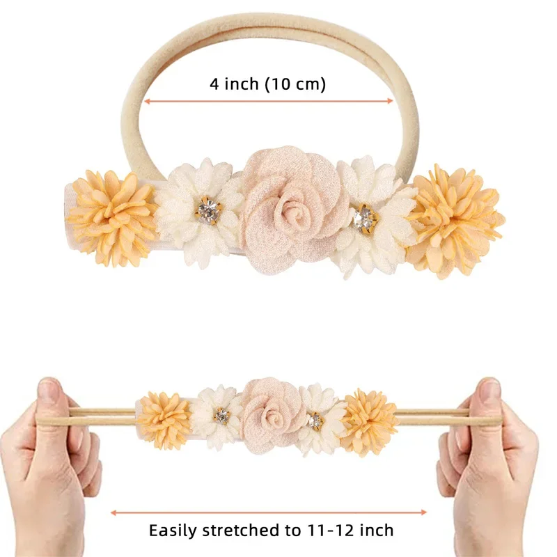 bébé bandeau fleurs pour filles mignon élastique floral bandes de cheveux nouveau né enfant en bas âge chapeaux en nylon bandeaux enfants cheveux accessoires bébé bandeau fleurs pour filles mignon élastique floral bandes de cheveux nouveau né enfant en bas âge chapeaux en nylon bandeaux enfants cheveux accessoires