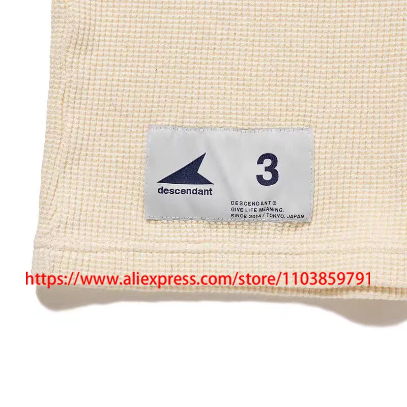 t shirt à manches longues pour hommes et femmes, streetwear japonais, descendant, tissu gaufré respirant, logo brodé t shirt à manches longues pour hommes et femmes, streetwear japonais, descendant, tissu gaufré respirant, logo brodé