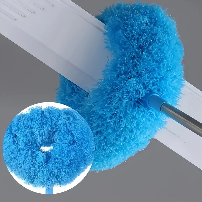 ensemble de plumeau de ventilateur de plafond en microfibre réutilisable pour la maison et les camping car brosse de nettoyage sans effort avec technologie de verrouillage de la poussière ensemble de plumeau de ventilateur de plafond en microfibre réutilisable pour la maison et les camping car brosse de nettoyage sans effort avec technologie de verrouillage de la poussière