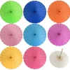 Parapluie en papier de couleur unie fait à la main en Chine, décorations pour la maison, fête de mariage en plein air, Thanksgiving, diamètre 20cm, 30cm, 40cm, 60cm