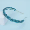 pièces de sauna de mariage faites à la main pour la mariée, bandeau de patients, coiffes de demoiselles d'honneur, accessoires de cheveux de vigne pour femmes, noir et violet