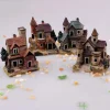 décor miniature en résine, artisanat, maison, jardin féerique, micro paysage, décoration de maison