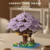 sakura – blocs de jouets d'assemblage de maison dans le arbre, pièce d'exposition de jeu pour enfants, ensemble de construction éducatif pour enfants