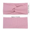 grande taille bébé bandeau filles yoga sport enfants enfants adultes femmes pansement solide torsadé noué doux cheveux accessoires turban