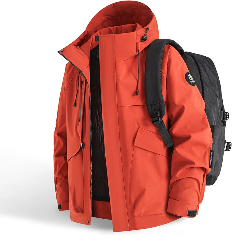 veste d'alpinisme pour hommes, coupe vent, imperméable, vestes de randonnée pour hommes, mode hip hop, design décontracté, surdimensionné, manteau d'extérieur, nouvelle collection veste d'alpinisme pour hommes, coupe vent, imperméable, vestes de randonnée pour hommes, mode hip hop, design décontracté, surdimensionné, manteau d'extérieur, nouvelle collection