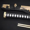 accessoires de montage d'épée hualee wood saya, ensembles pour samouraï japonais katana tachi tanto wakizashi